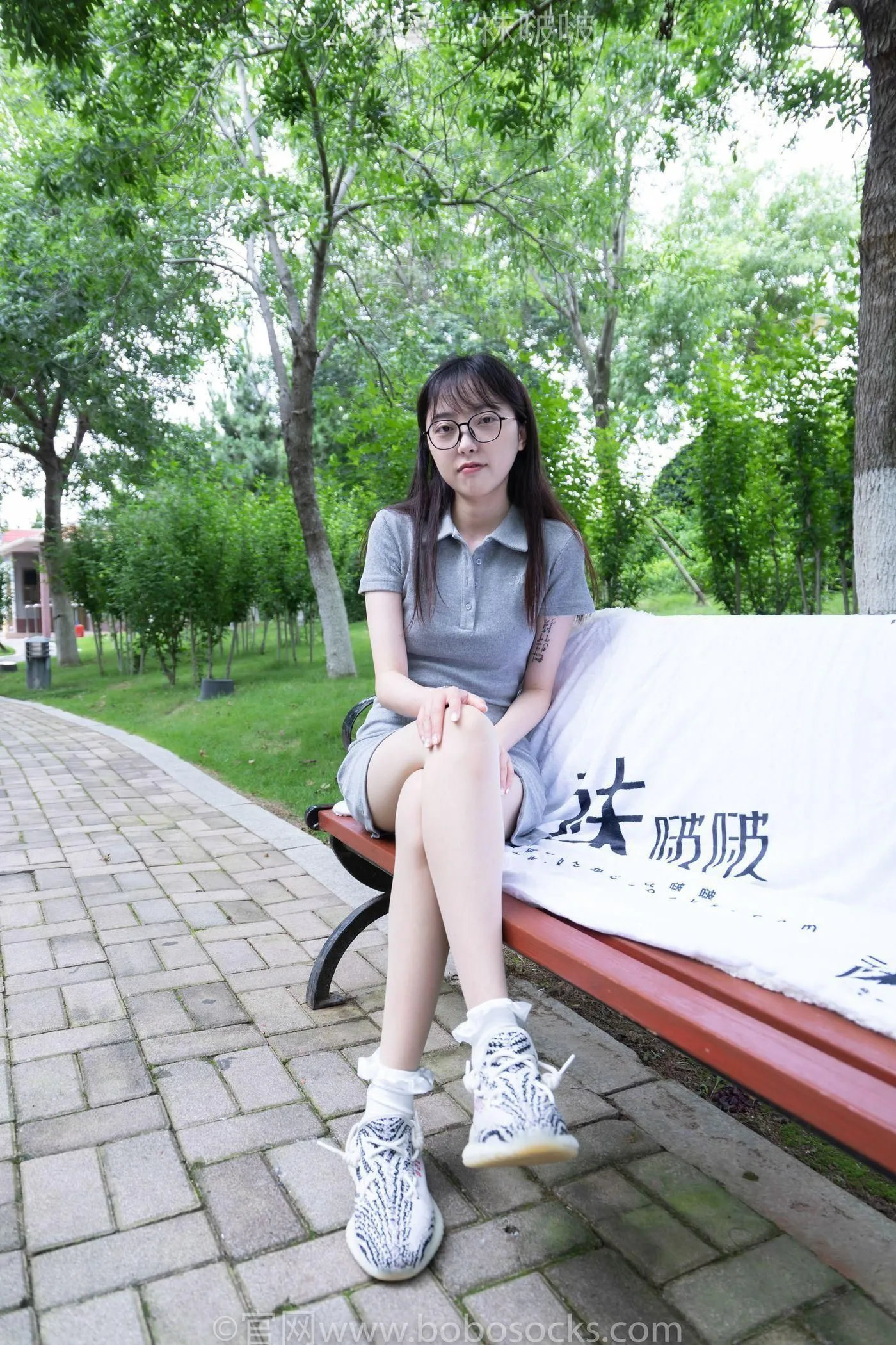 [BoBoSocks袜啵啵]NO.019 稚予-椰子、白棉袜、肉丝 [147P]插图